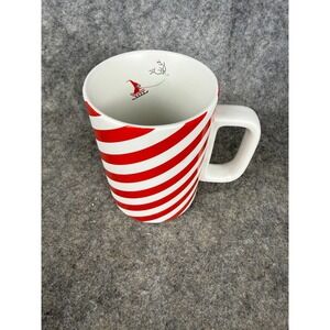 Starbucks 2018 Holiday Red White Candy Cane Stripe Elf Gnome Santa 12 oz Mug
